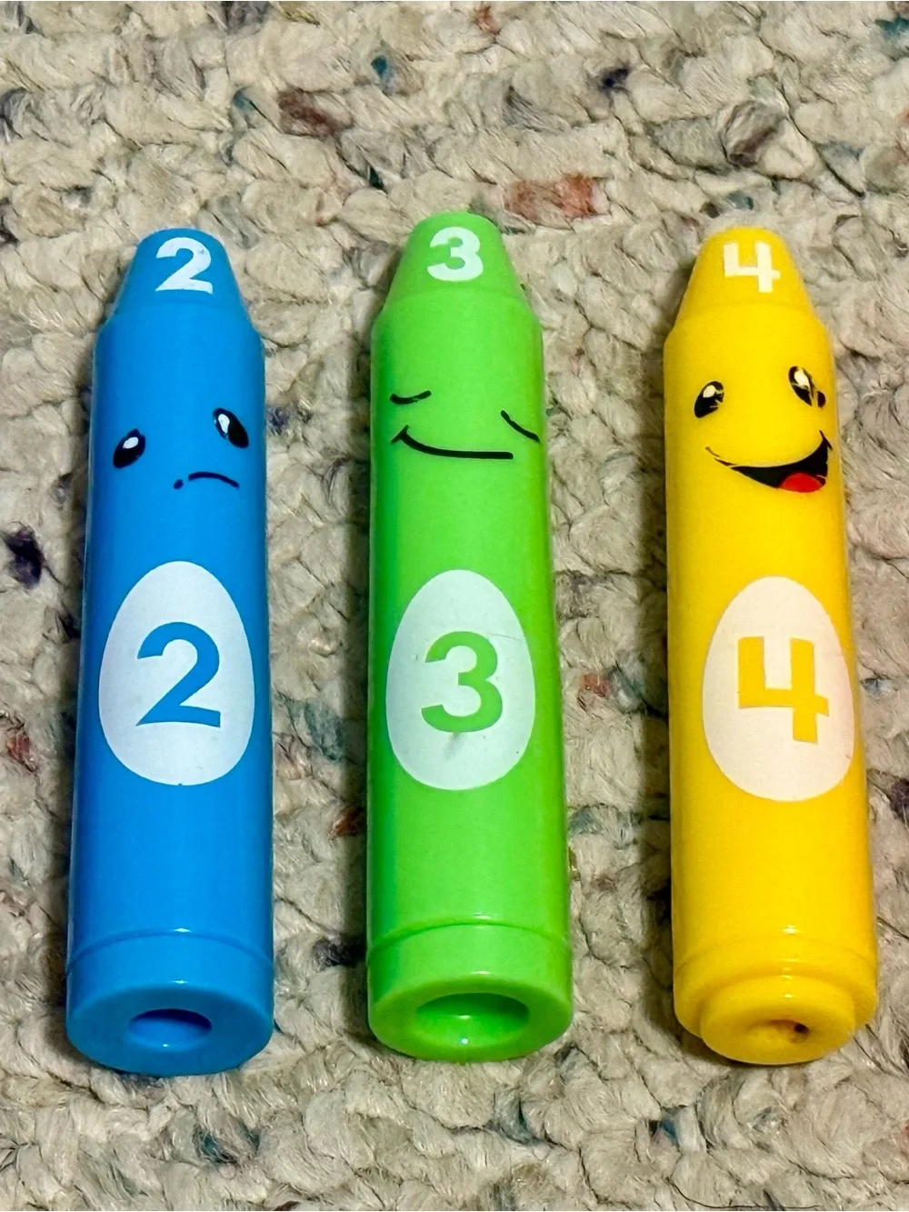 Fisher Price Laugh & Learn Colorful Mood Crayons Set - tested